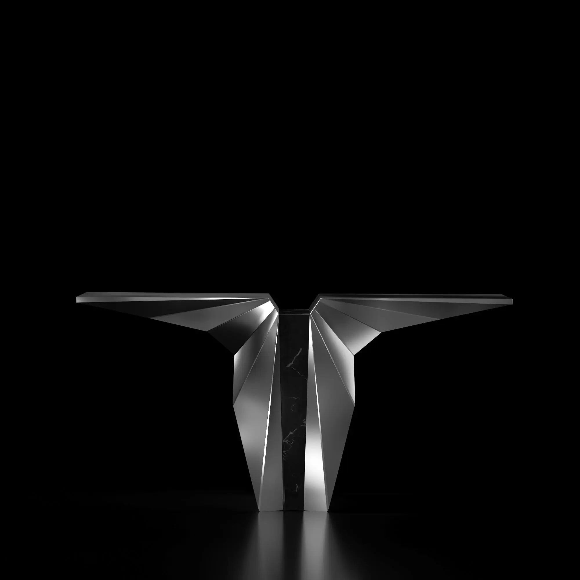 Palm Console Tables-Silver-AllaModa Furniture