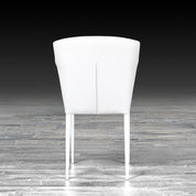 Isabella white luxury dining chair