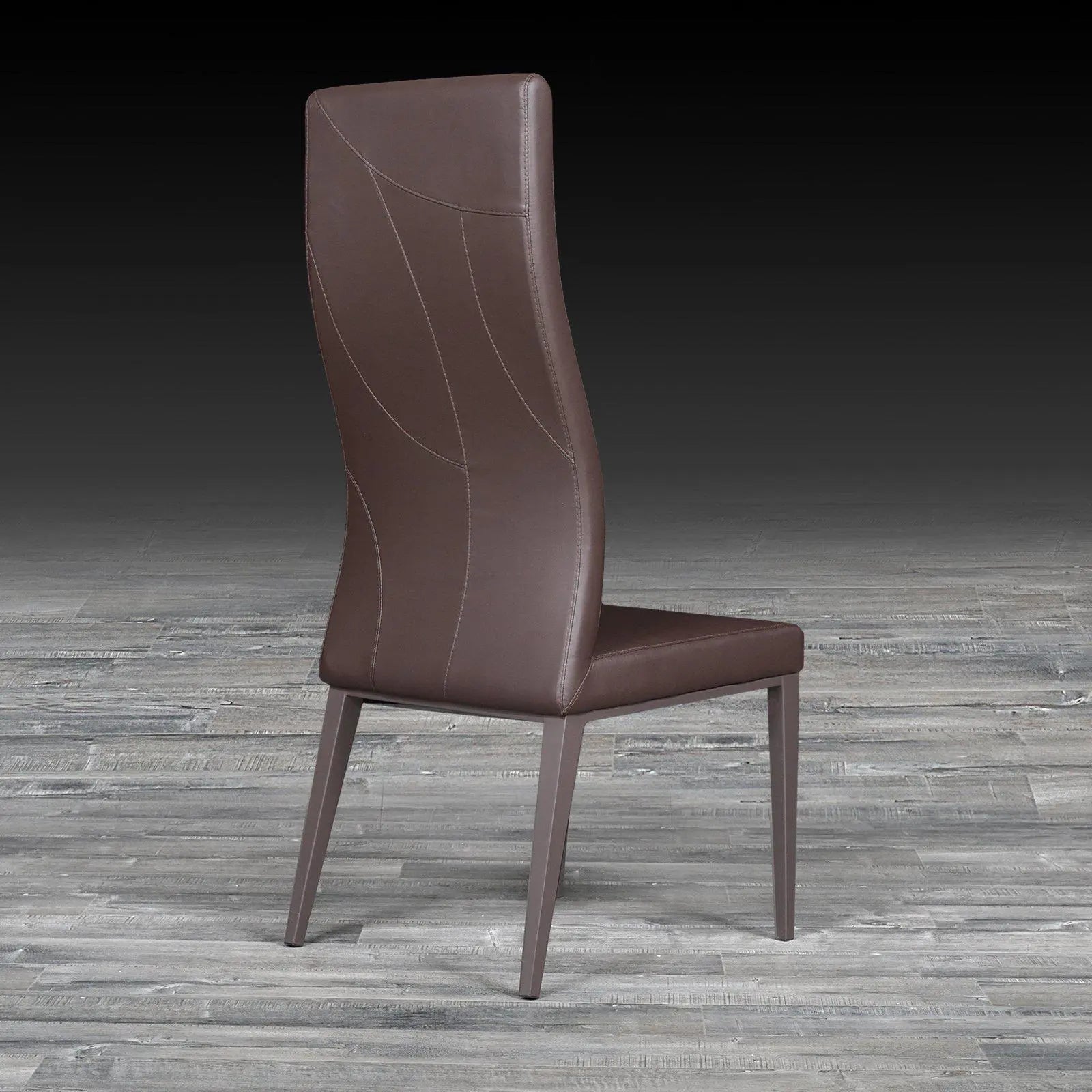 Lesina brown la dining chair