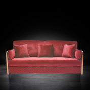 adagio rgss burgandy modern sofa set