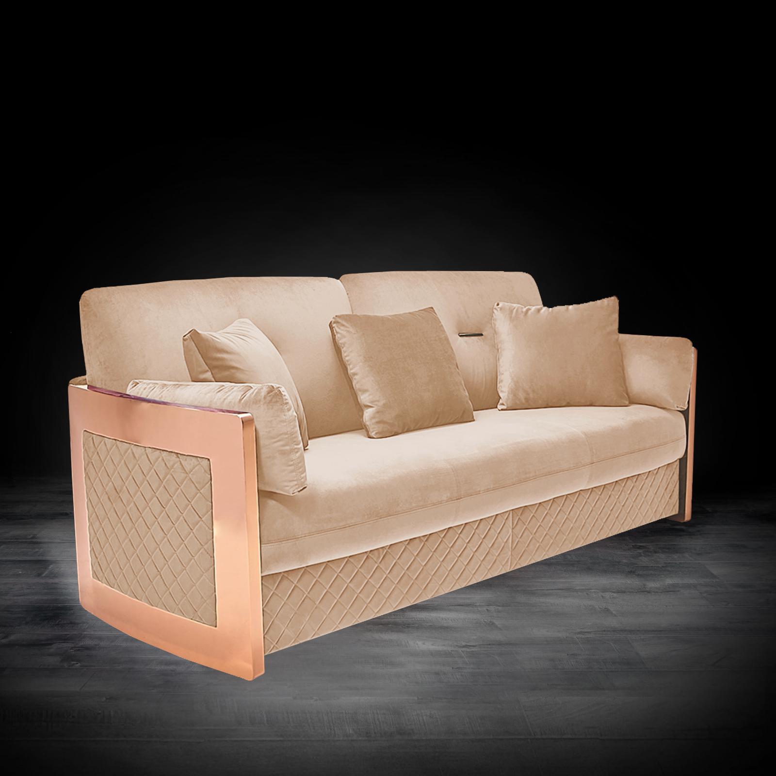 adagio rgss dark beige stylish sofa set