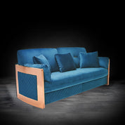 adagio rgss dark blue stylish sofa set