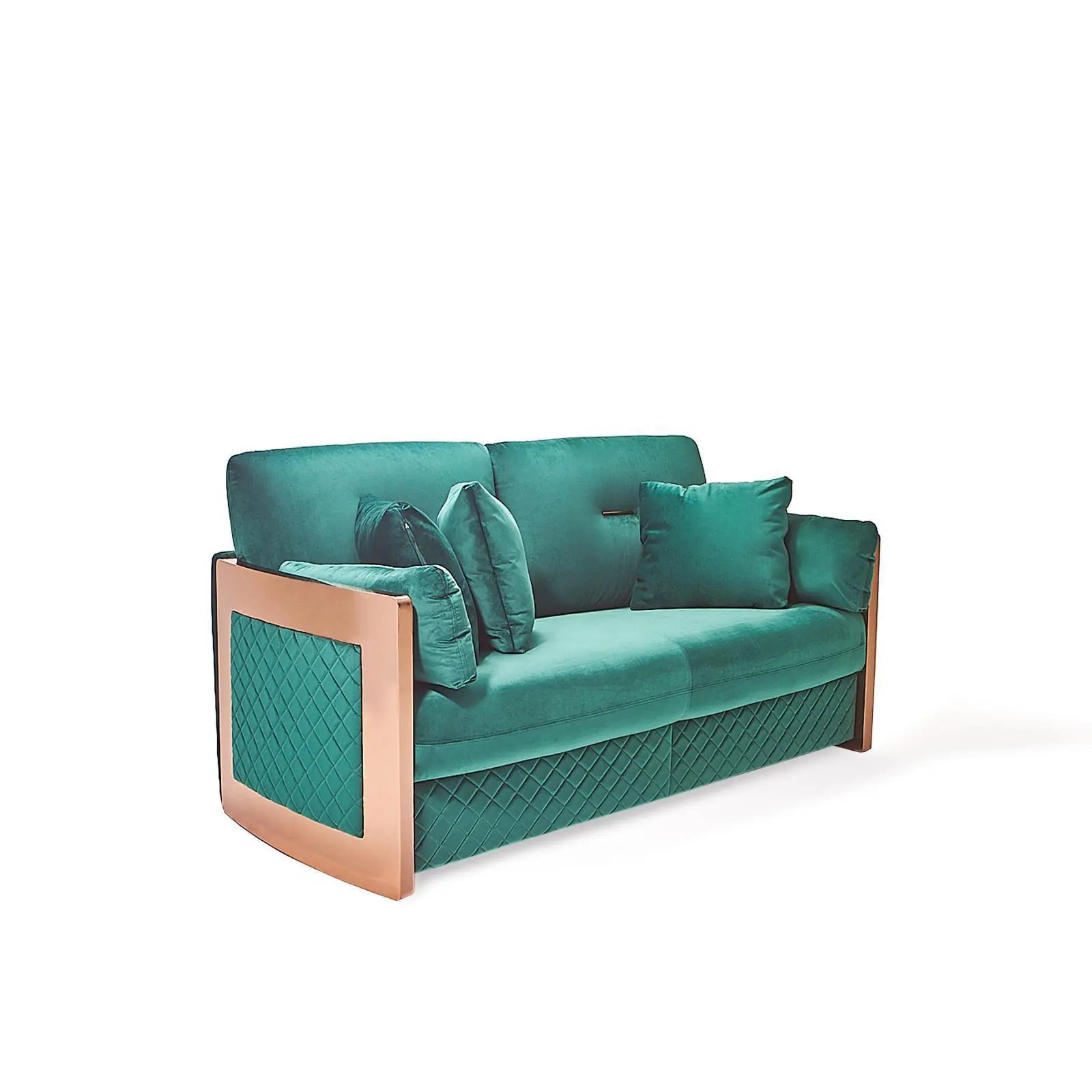 adagio rgss dark green modern 8 sofa set