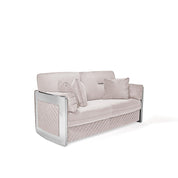 adagio silver beige modern 8 sofa set