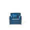 adagio silver dark blue allamoda 7 sofa set