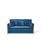 adagio silver dark blue stylish 7 sofa set