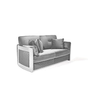 adagio silver gray stylish 7 sofa set