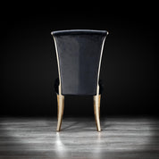 alanso gold black modern 1 dining chair