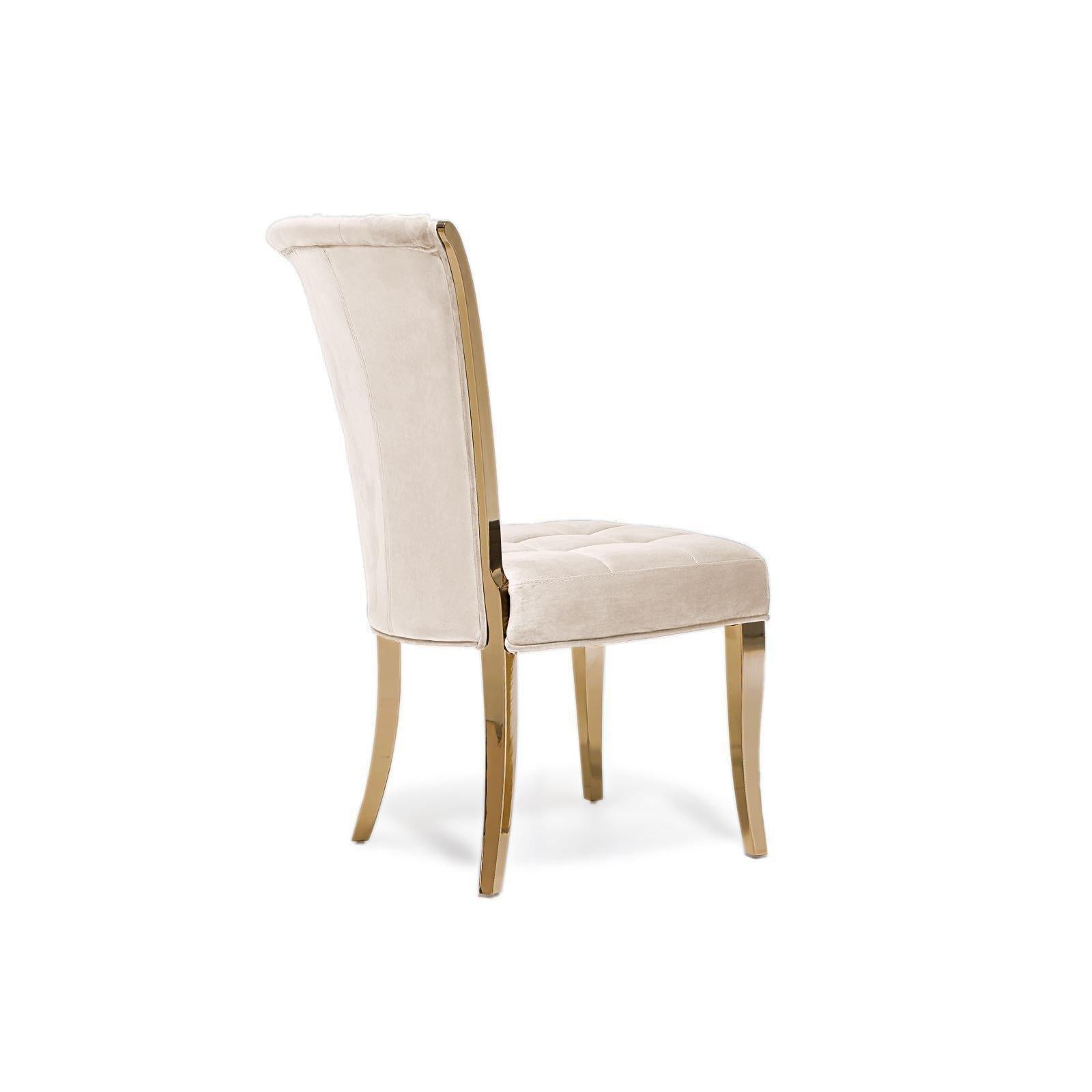 alanso tgss beige luxury 7 dining chair