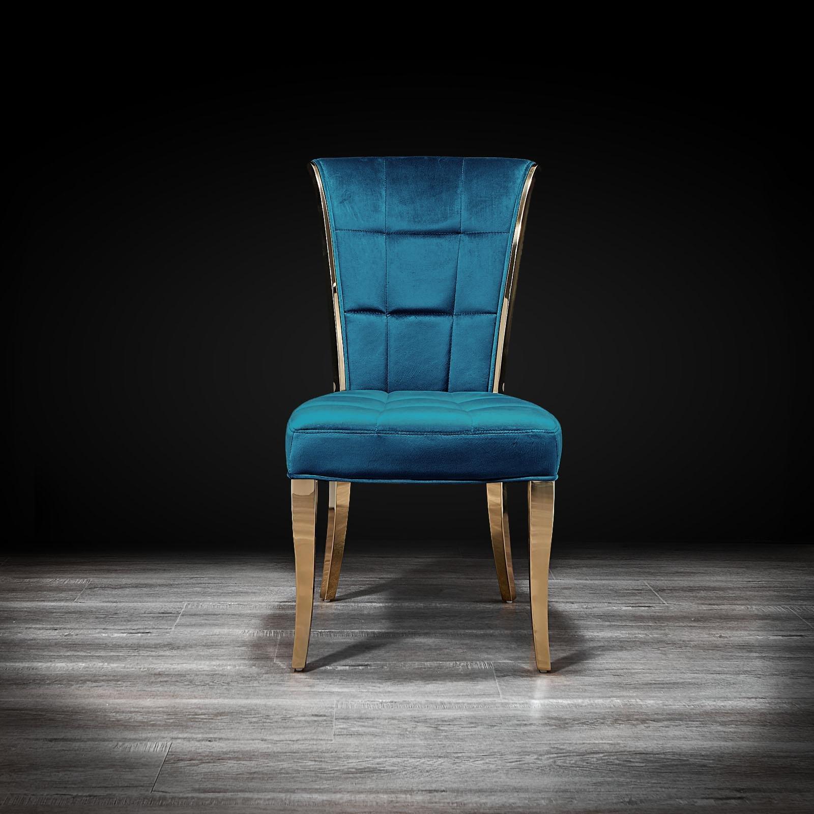 alanso tgss dark blue stylish 1 dining chair