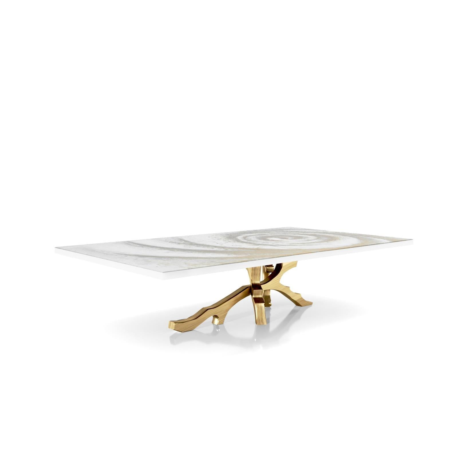 albero brtgss white fiore small coffee table