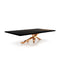 Albero Rose Gold Black Art Top Large Coffee Table