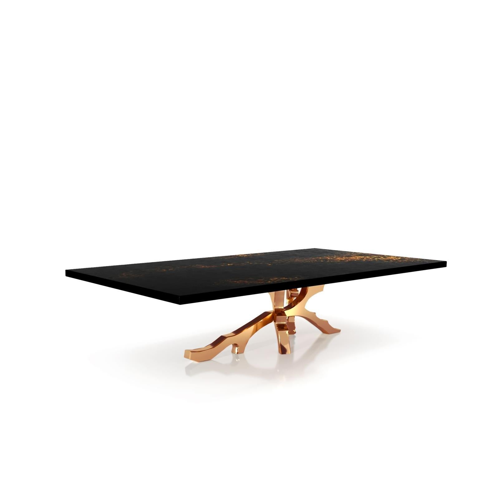 albero rgss black art small coffee table