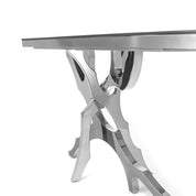 albero silver stylish 7 console table