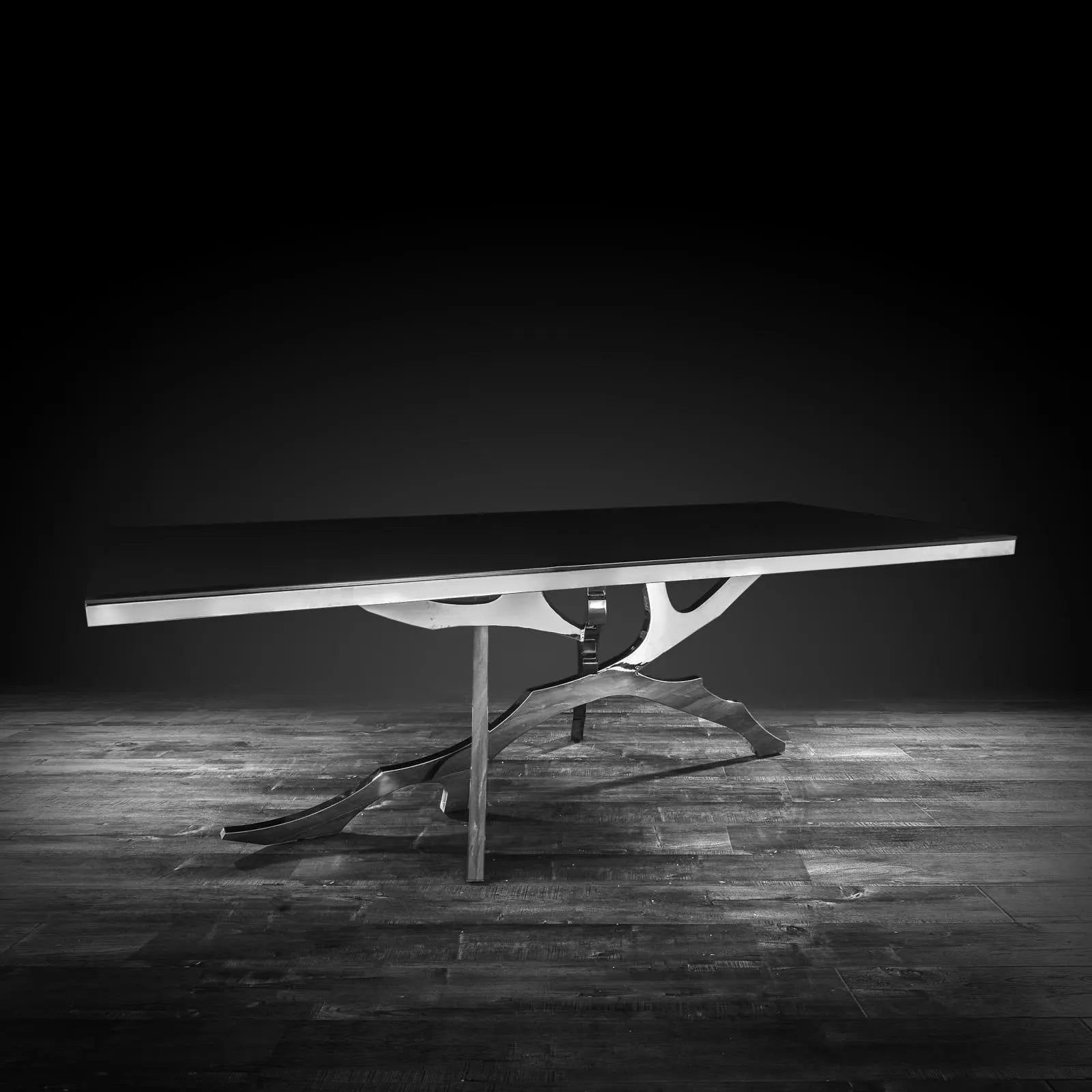 albero silver stylish dining table