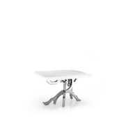 albero ss white art large end table