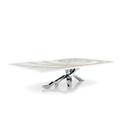 albero ss white fiore large coffee table