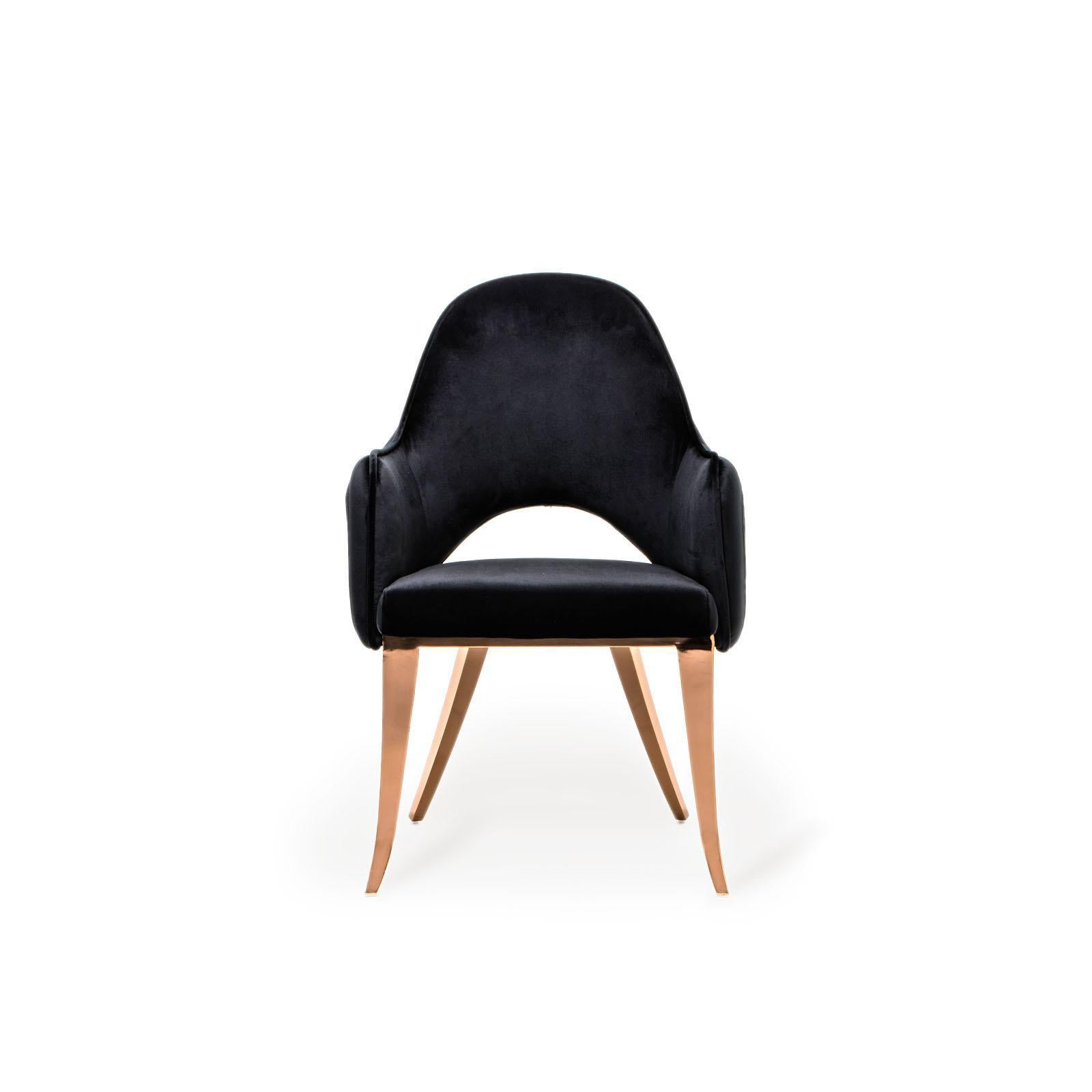 alegra rg black dining chair