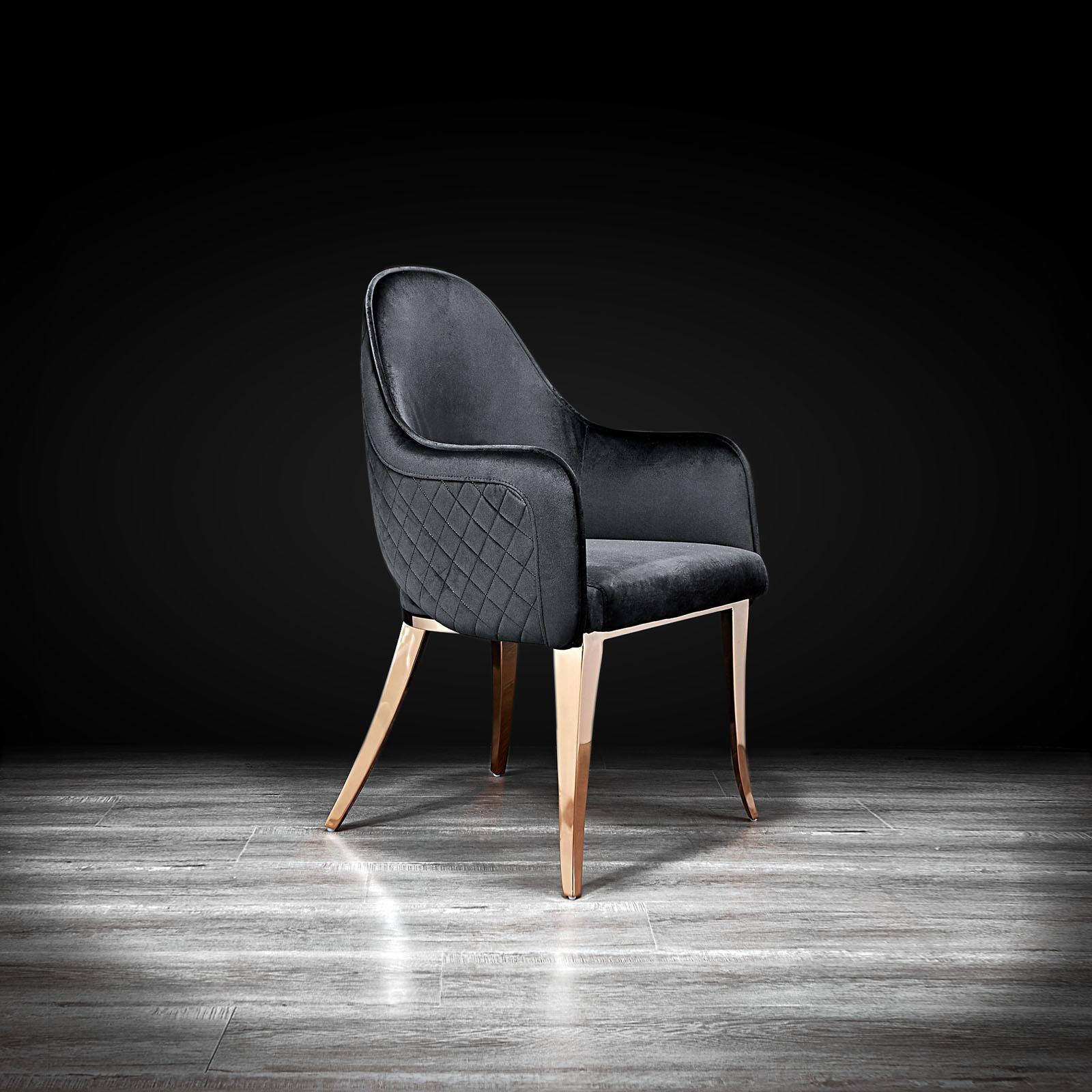 alegra rg black stylish dining chair