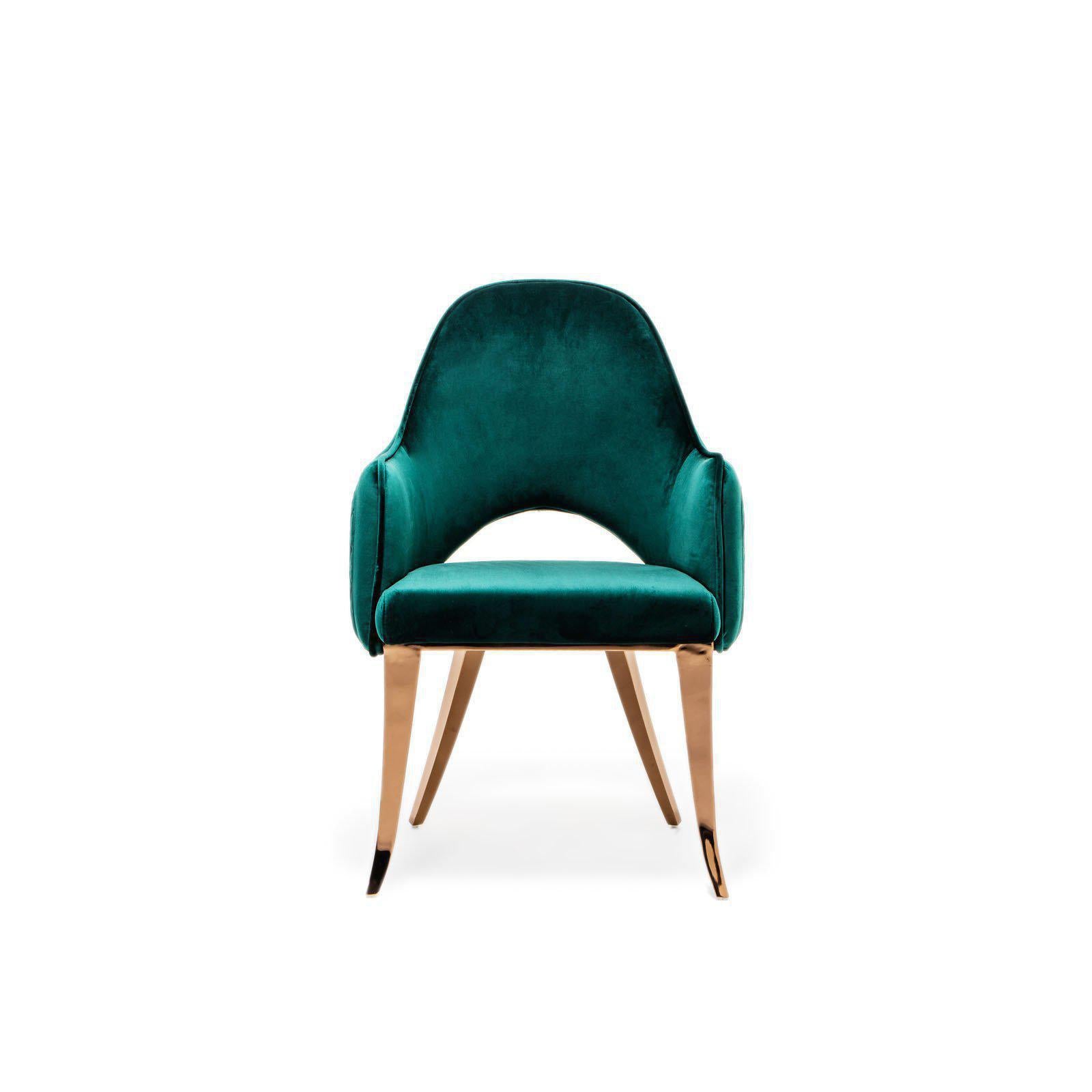 alegra rg green dining chair