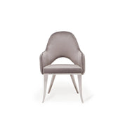 alegra silver gray dining chair