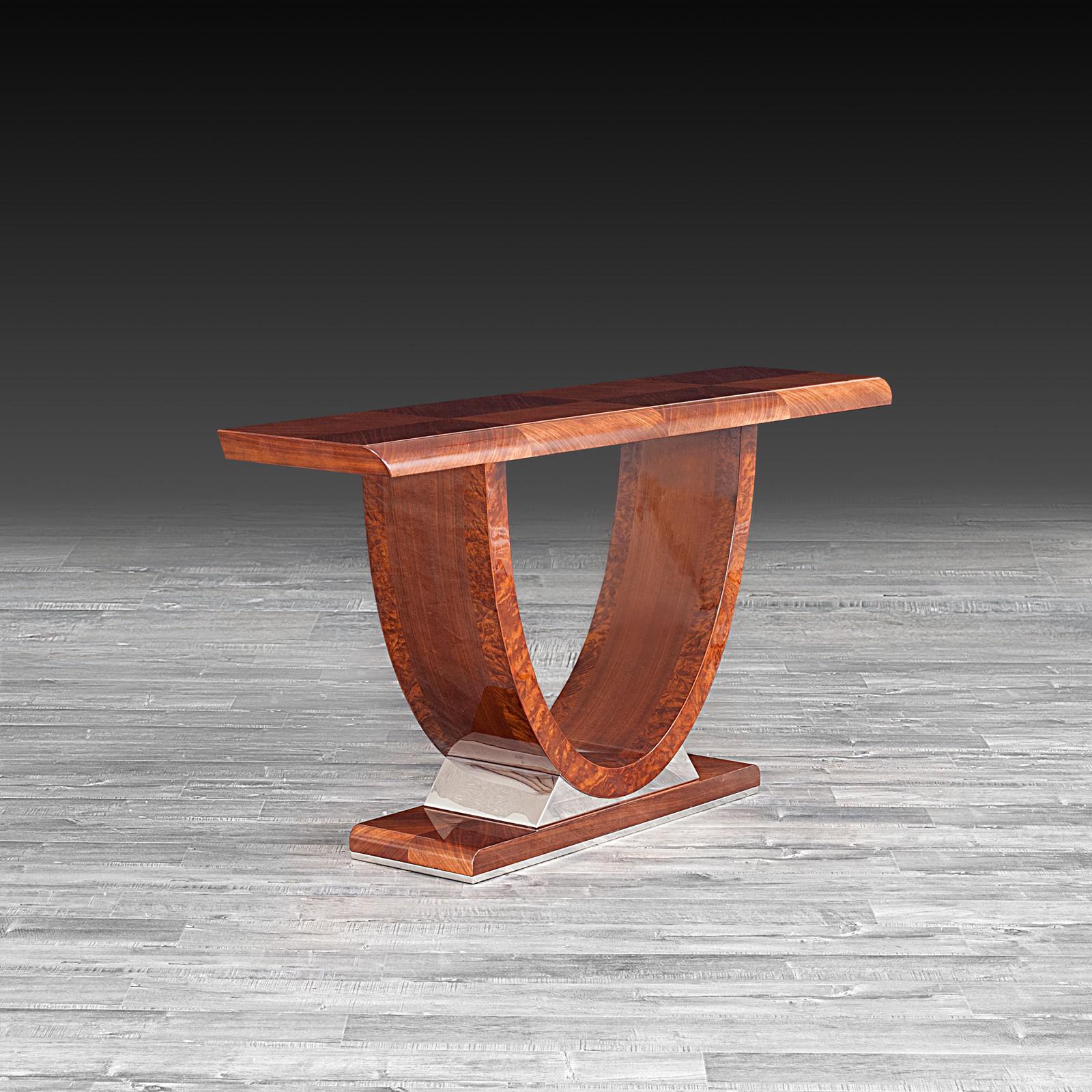 aliosso brown stylish console table