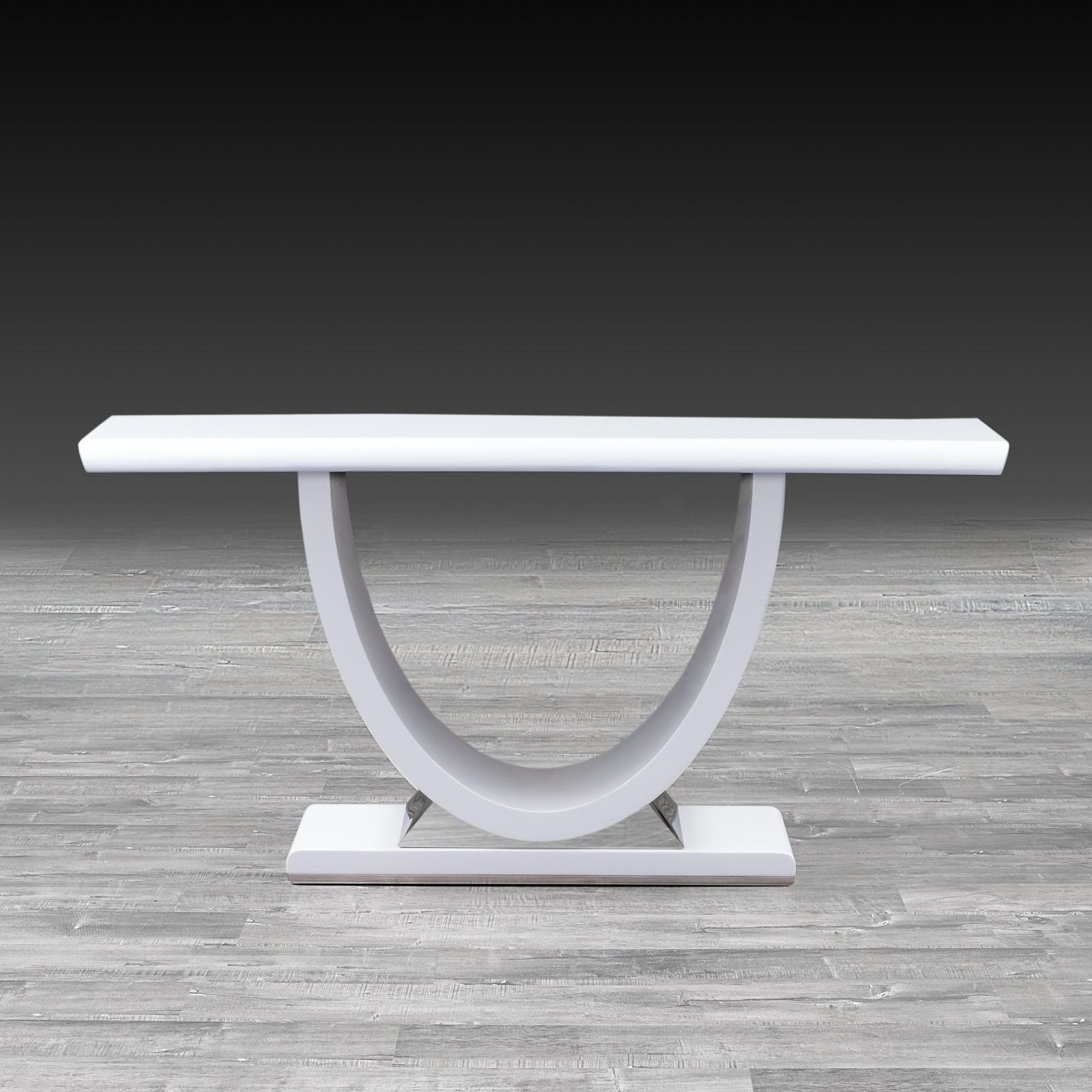 aliosso white modern console table