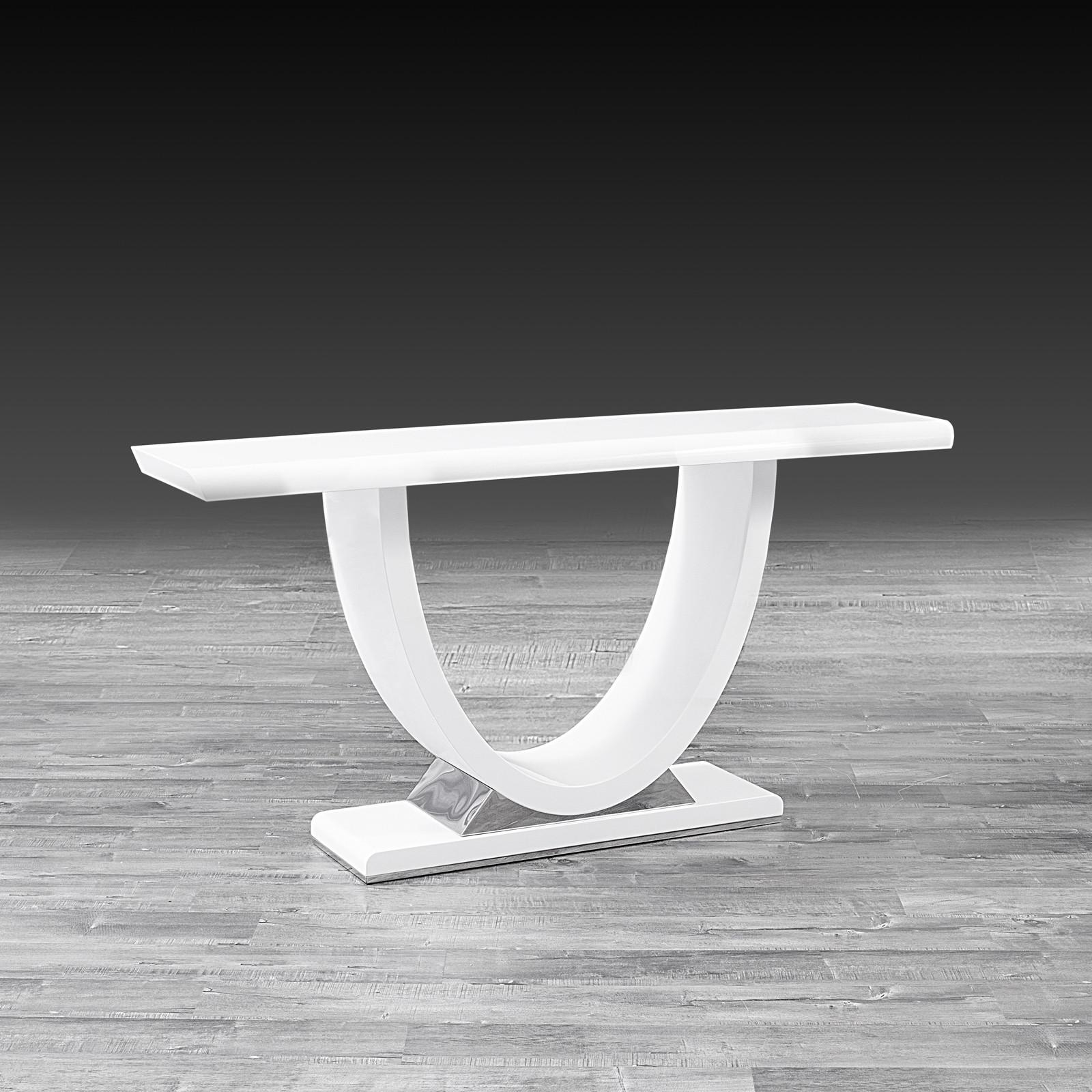 aliosso white stylish console table