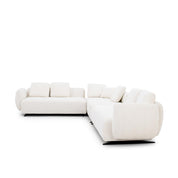 antonio white stylish 8 sectional