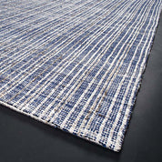 aviation blue modern rug