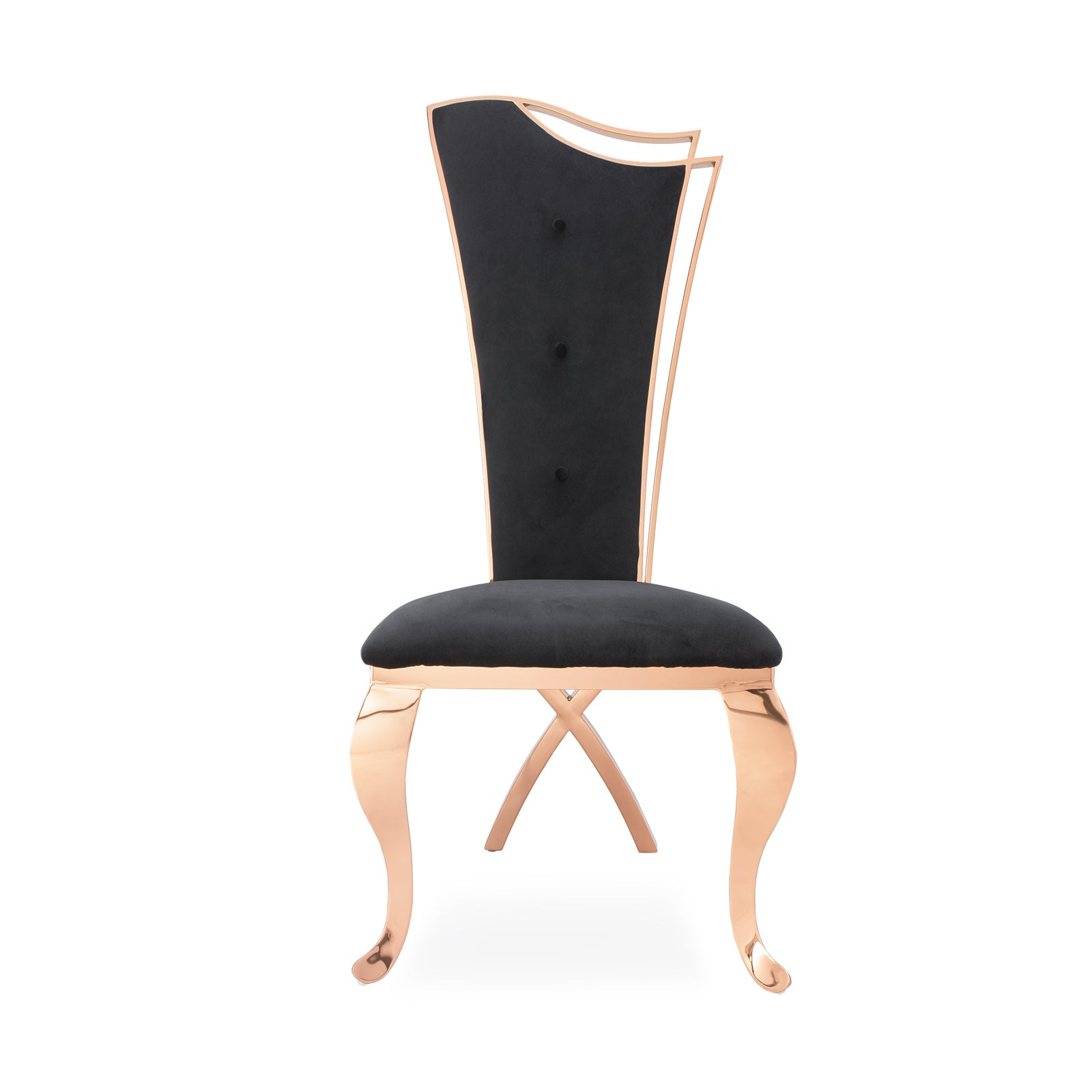 Belladonna Rose Gold Dining Chair - My Store