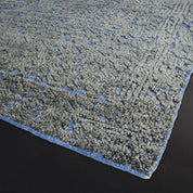 azalea blue modern rug