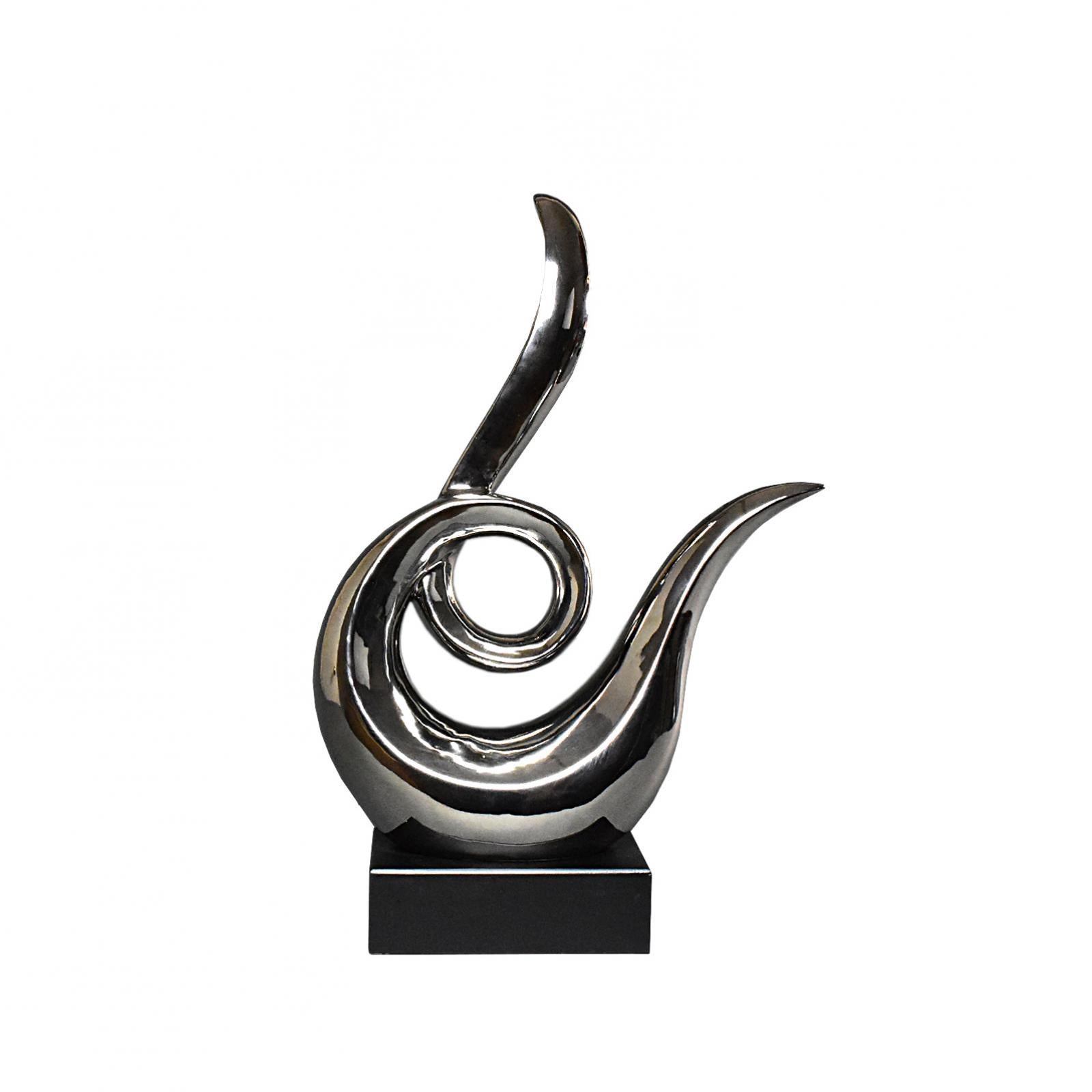 beca silver sculpture