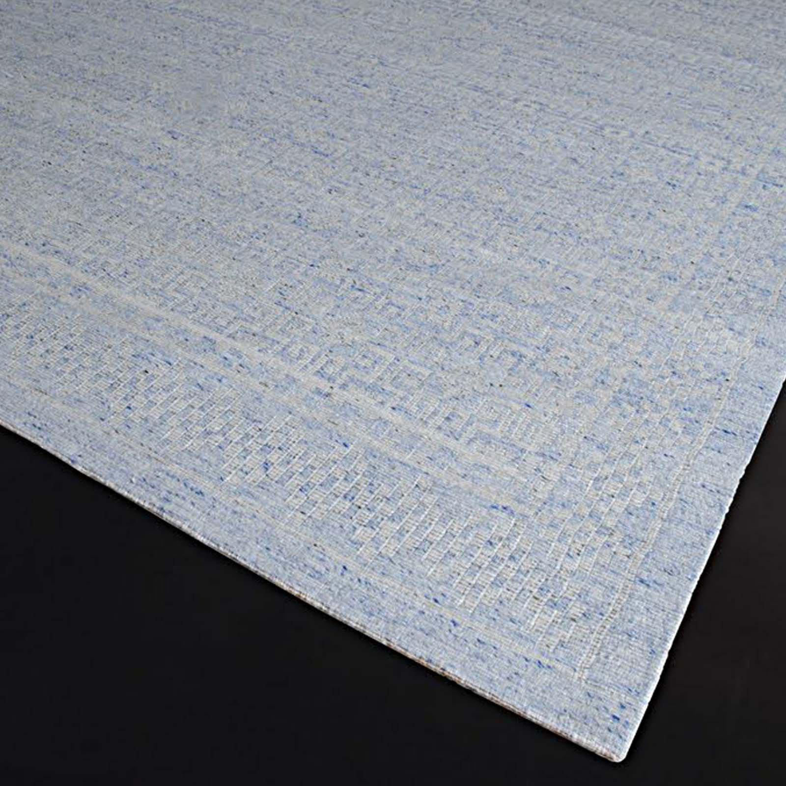 belina blue modern rug