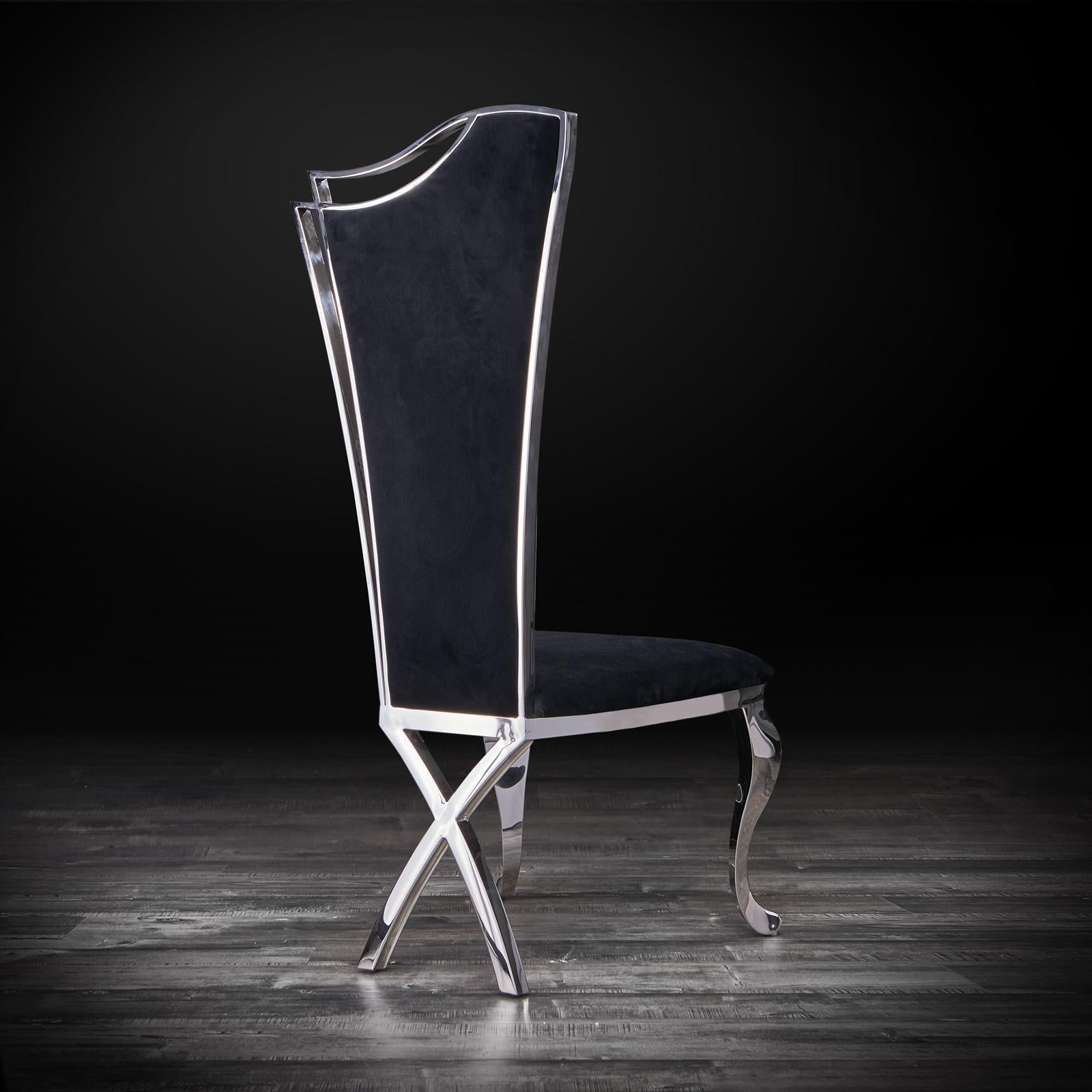 belladona black roberto grassie dining chair