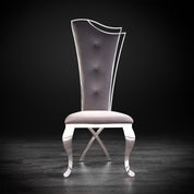 belladona gray modern dining chair