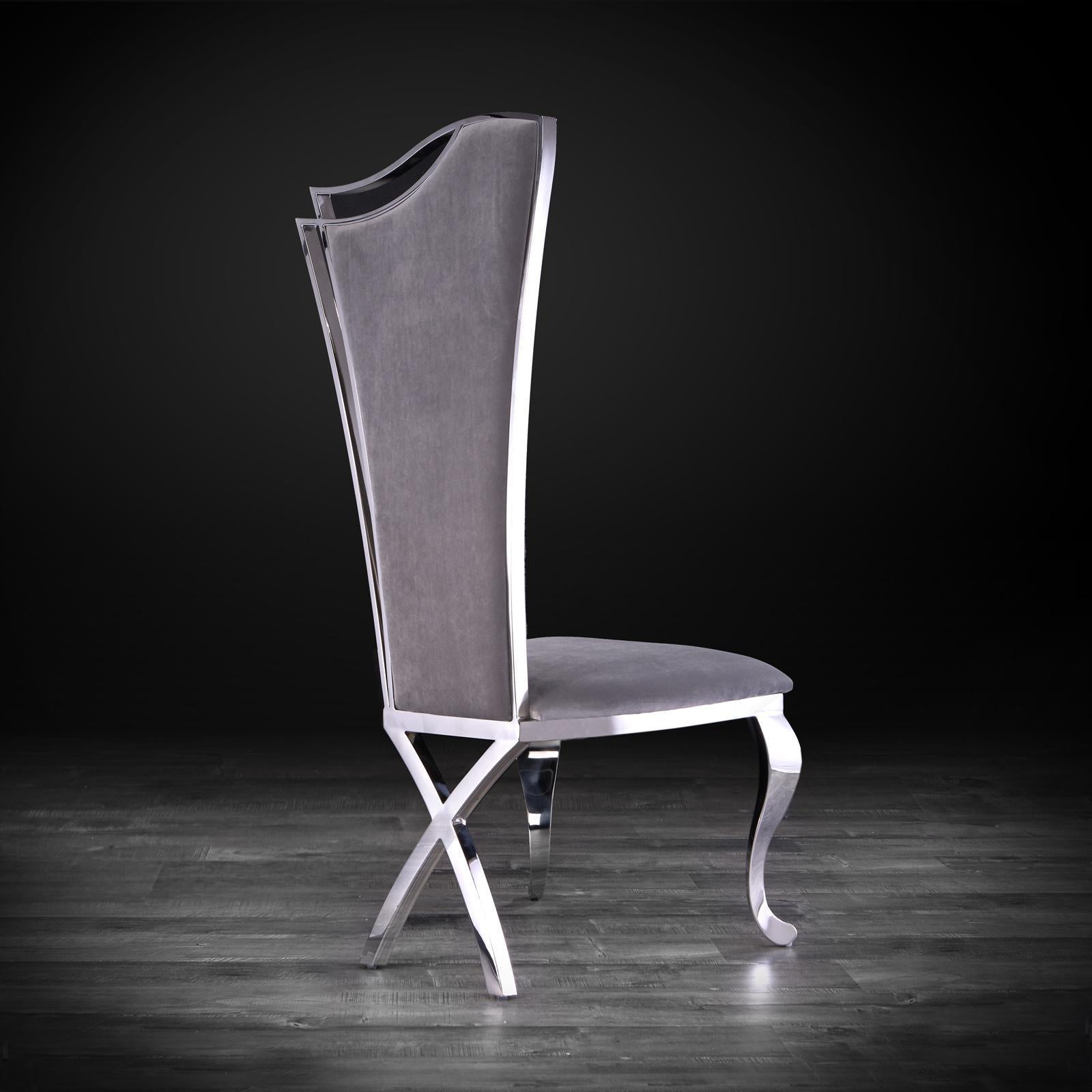 belladona gray roberto grassie dining chair