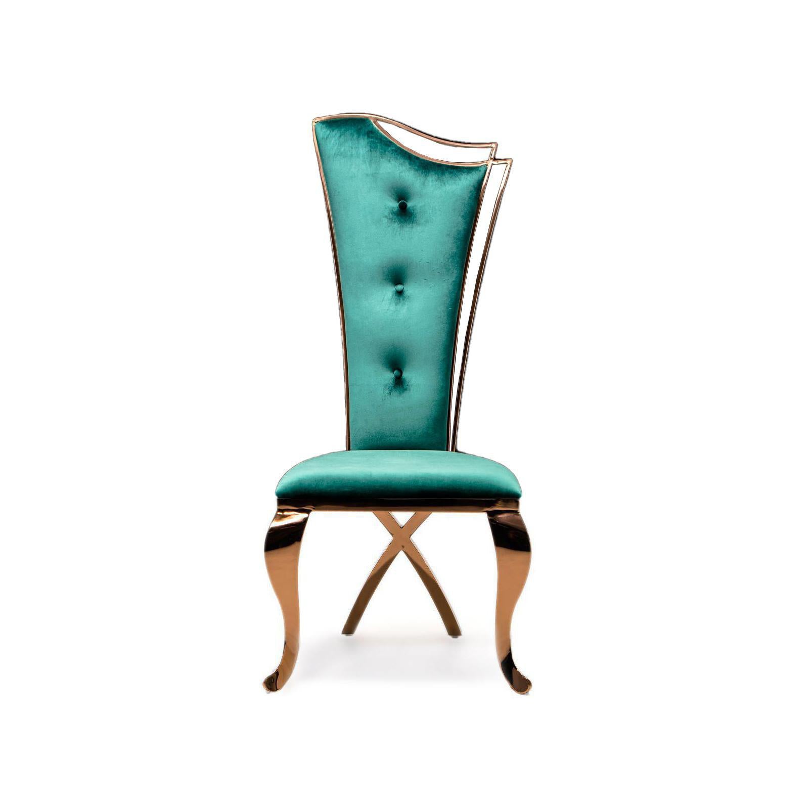 belladonna rg green dining chair