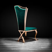 belladonna rg green luxury dining chair