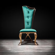 belladonna rg green modern dining chair