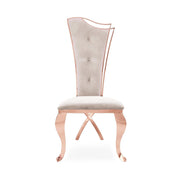 belladonna rgss beige velvet dining chair