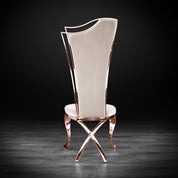 belladonna rgss beige velvet luxury dining chair