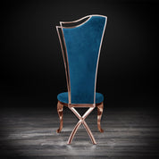 belladonna rgss dark blue velvet luxury dining chair