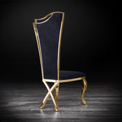 belladonna tgss black velvet allamoda dining chair