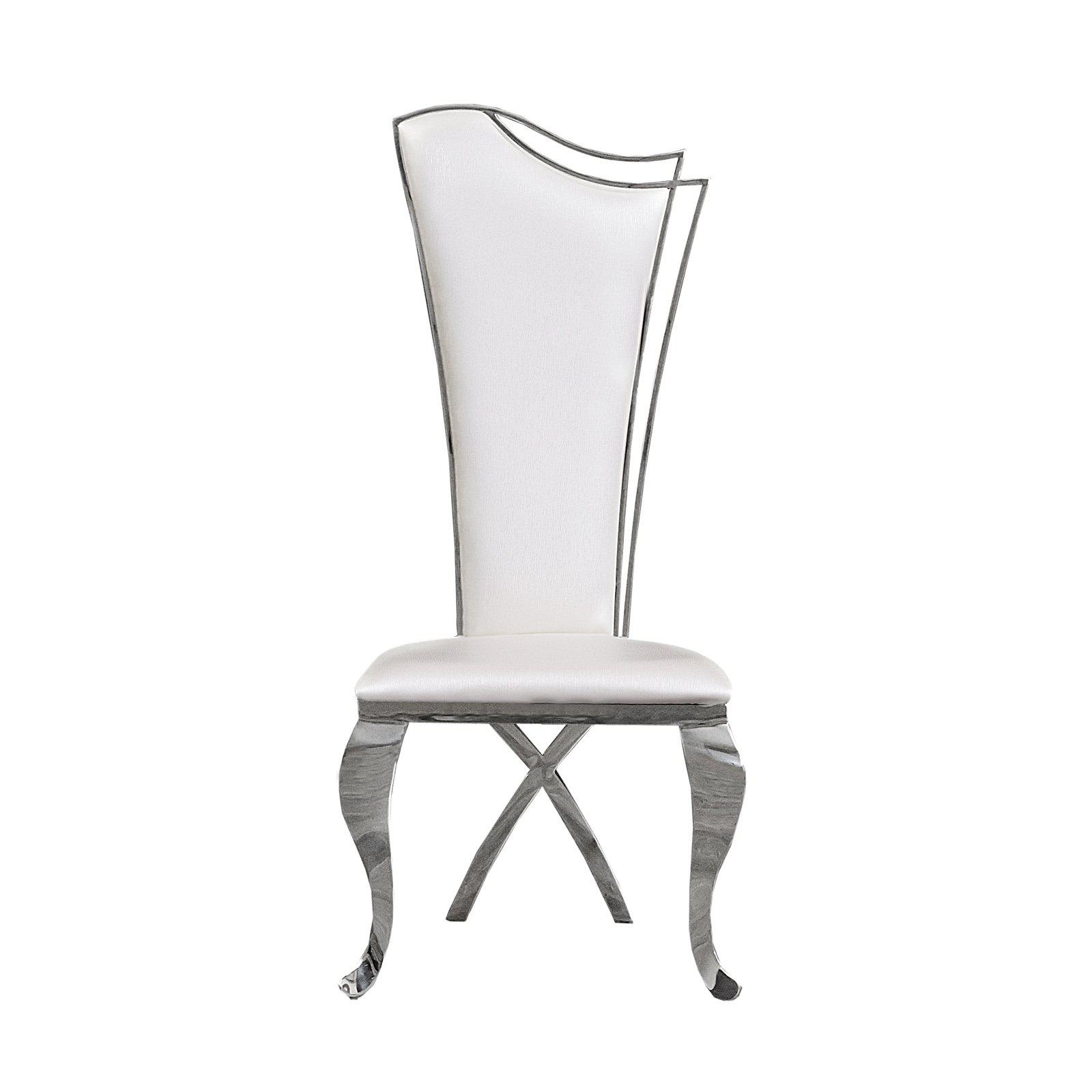 belladonna white dining chair