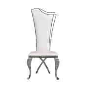 belladonna white dining chair