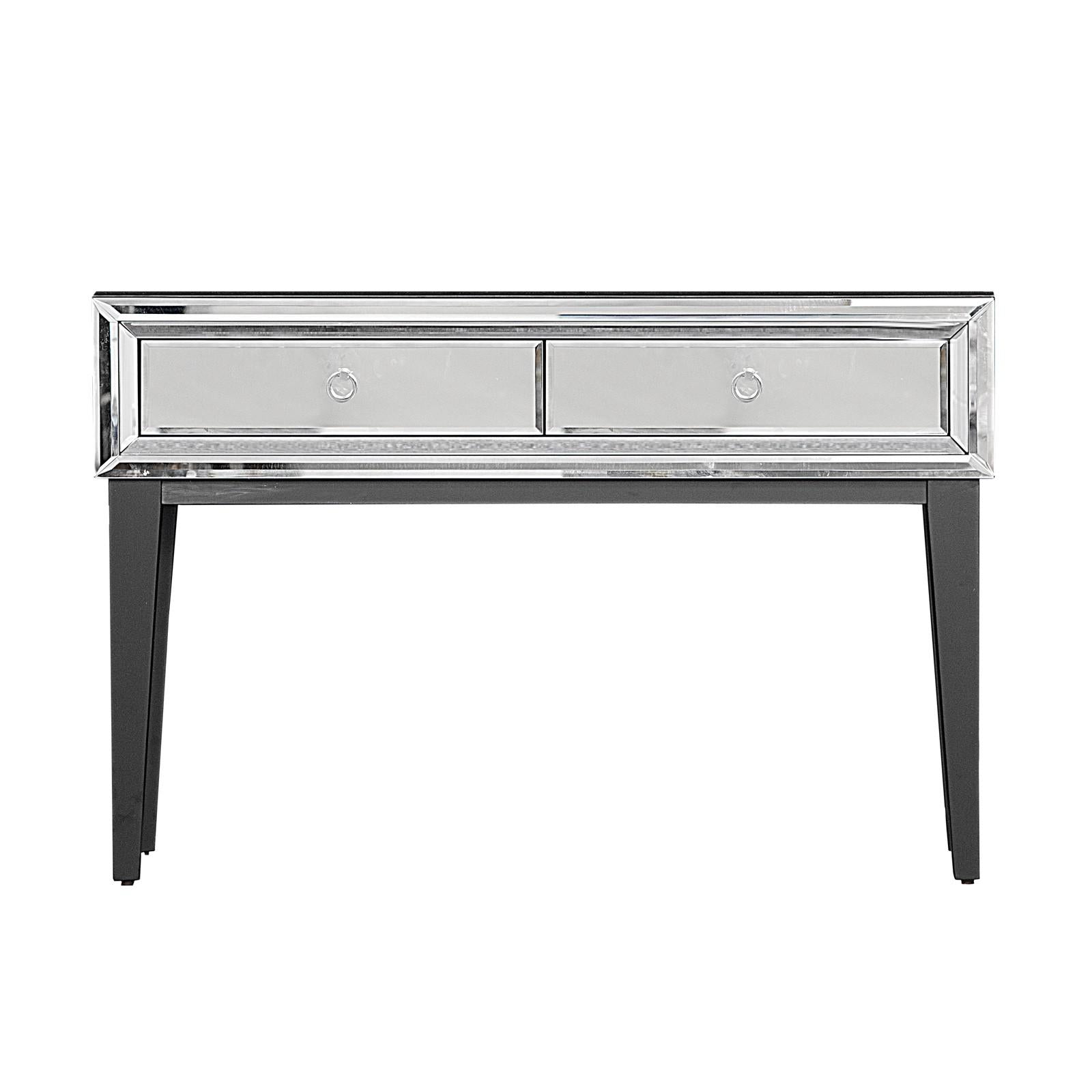 beverly mirrored console table