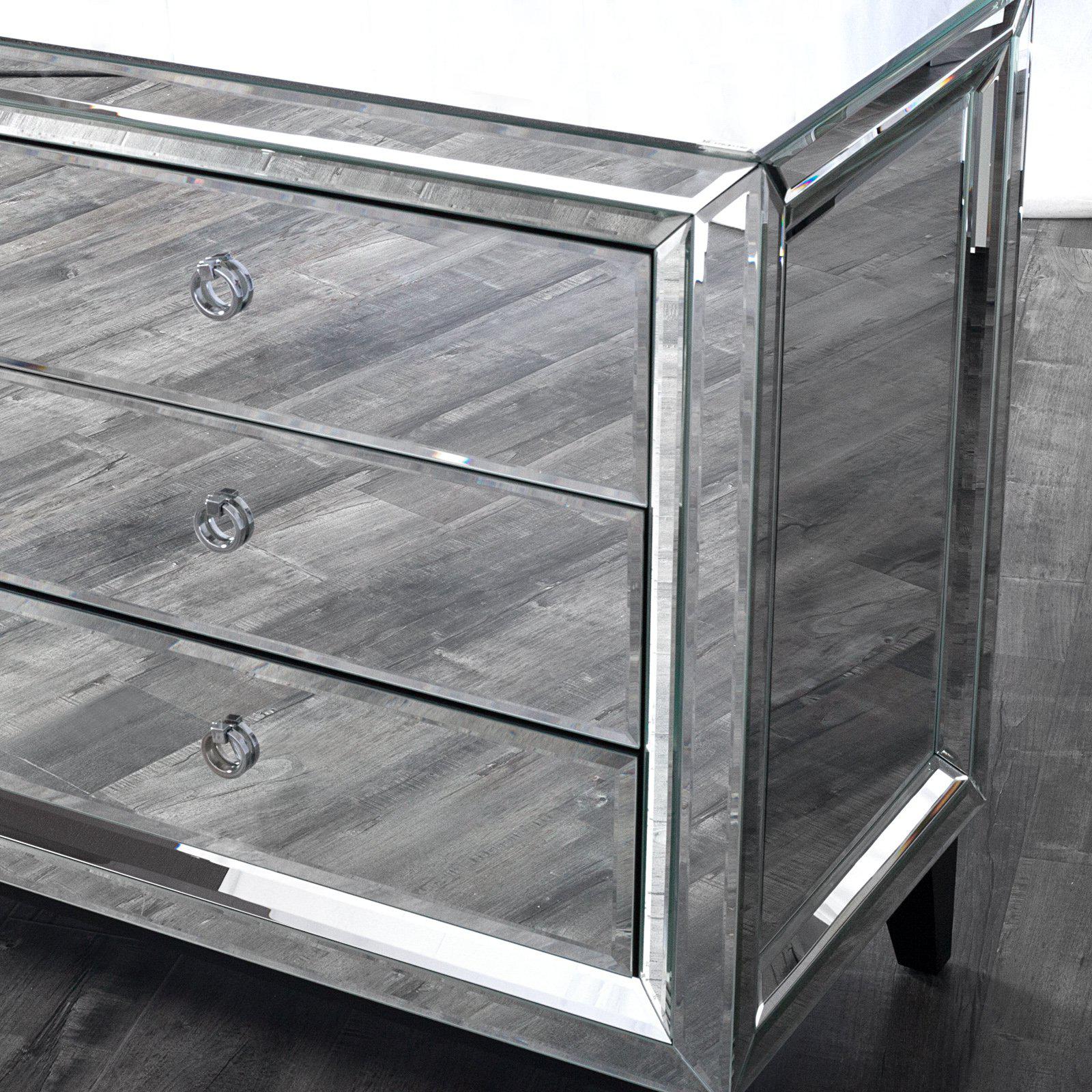 beverly mirrored luxury dresser