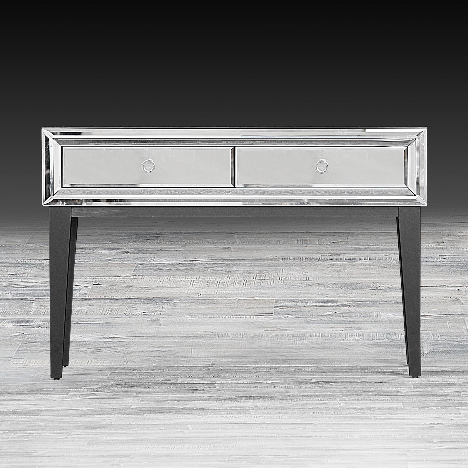 beverly mirrored modern console table