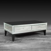 beverly mirrored stylish coffee table